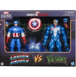 Marvel Legends Series Gamerverse Captain America vs Venom
