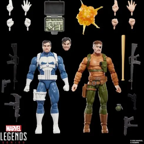 Marvel Legends Series Gamerverse Punisher and Nick Fury