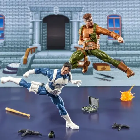 Marvel Legends Series Gamerverse Punisher and Nick Fury