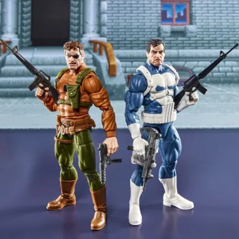 Marvel Legends Series Gamerverse Punisher and Nick Fury