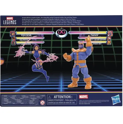 Marvel Legends Series Gamerverse Psylocke vs. Thanos