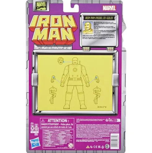 Marvel Legends Series Iron Man (Model 01 – Gold)