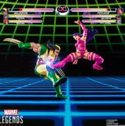 Marvel Legends Series Marvel Games Wolverine vs Psylocke