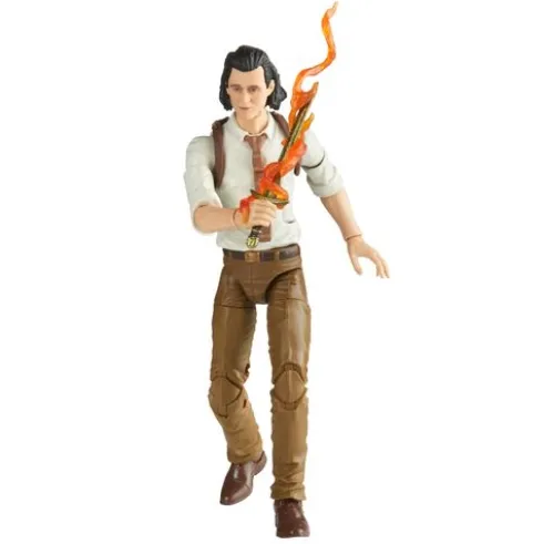 Marvel Legends Tesseract Electronic Role Play Accessory with Light FX and Loki Figure