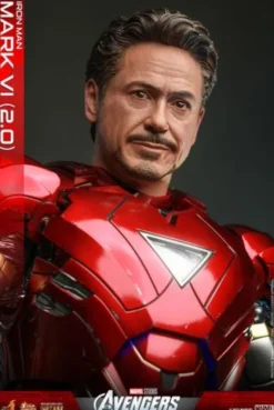 Marvel Los Vengadores Figura Movie Masterpiece Diecast 1/6 Iron Man Mark VI (2.0) 32 cm