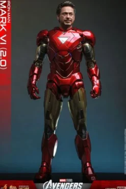 Marvel Los Vengadores Figura Movie Masterpiece Diecast 1/6 Iron Man Mark VI (2.0) 32 cm