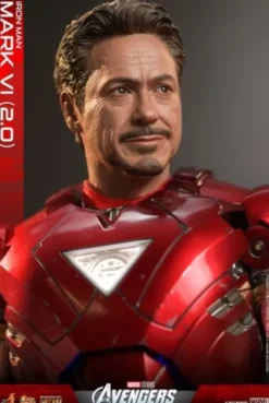 Marvel Los Vengadores Figura Movie Masterpiece Diecast 1/6 Iron Man Mark VI (2.0) 32 cm