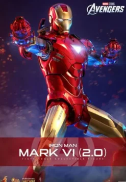 Marvel Los Vengadores Figura Movie Masterpiece Diecast 1/6 Iron Man Mark VI (2.0) 32 cm