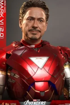Marvel Los Vengadores Figura Movie Masterpiece Diecast 1/6 Iron Man Mark VI (2.0) 32 cm