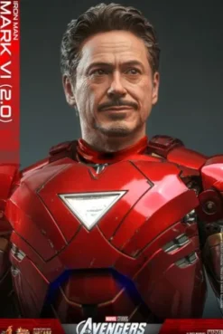 Marvel Los Vengadores Figura Movie Masterpiece Diecast 1/6 Iron Man Mark VI (2.0) 32 cm