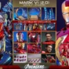 Marvel Los Vengadores Figura Movie Masterpiece Diecast 1/6 Iron Man Mark VI (2.0) with Suit-Up Gantry 32 cm