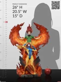 Marvel Maquette Phoenix and Jean Grey 66 cm