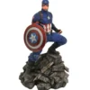 Marvel Movie Premier Collection Estatua Resina Vengadores Endgame Capitan America 30cm