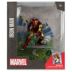 Marvel PVC Estatua PVC 1/10 Iron Man (The Invincible Iron Man #126) 11 cm
