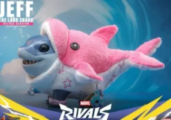 Marvel Rivals Videogame Masterpiece Series Figura de acción Jeff the Land Shark (Deluxe Version) 11 cm