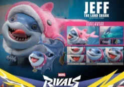 Marvel Rivals Videogame Masterpiece Series Figura de acción Jeff the Land Shark (Deluxe Version) 11 cm