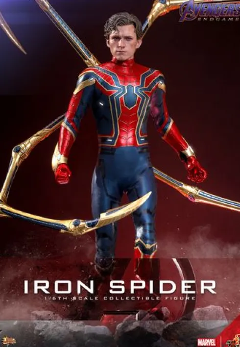 Marvel Spider-Man Figura Movie Masterpiece 1/6 Iron Spider Avengers Endgame