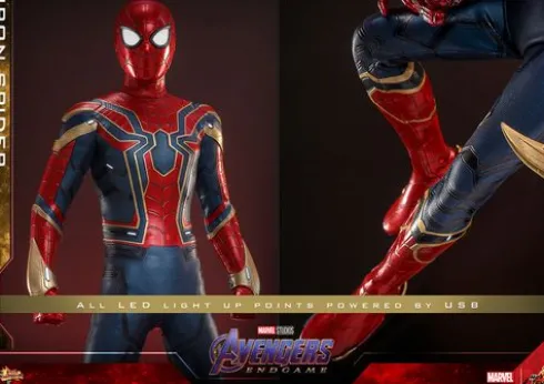 Marvel Spider-Man Figura Movie Masterpiece 1/6 Iron Spider Avengers Endgame