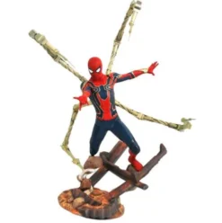 Marvel Vengadores Infinity War Estatua Resina Iron Spiderman 30cm