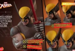 Marvel X-Men Figura 1/6 Wolverine (Brown Suit) Exclusive 28 cm