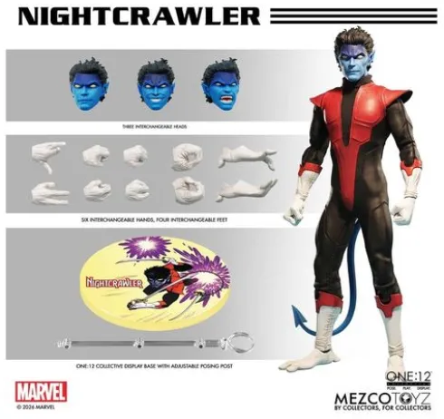 Marvel X-Men One:12 Collective Figura 1/12 Nightcrawler 16 cm