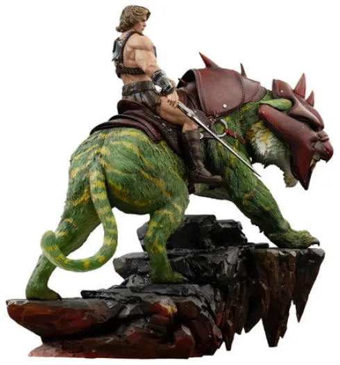 Masters of the Universe Estatua 1/10 Art Scale He-Man and Battle Cat 33 cm