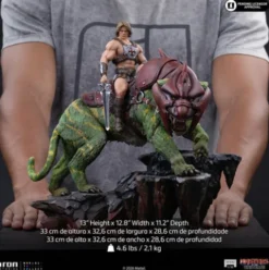 Masters of the Universe Estatua 1/10 Art Scale He-Man and Battle Cat 33 cm