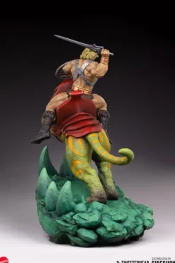 Masters of the Universe Estatua He-Man and Battle Cat Classic Deluxe 59 cm