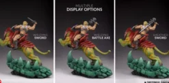 Masters of the Universe Estatua He-Man and Battle Cat Classic Deluxe 59 cm