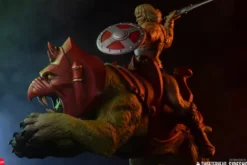 Masters of the Universe Estatua He-Man and Battle Cat Classic Deluxe 59 cm