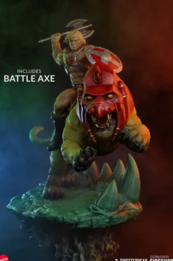 Masters of the Universe Estatua He-Man and Battle Cat Classic Deluxe 59 cm