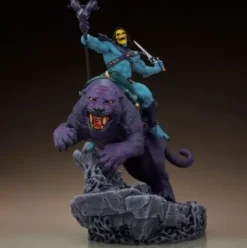 Masters of the Universe Estatua Skeletor & Panthor Classic Deluxe 62 cm