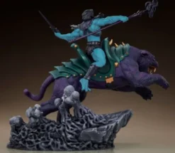 Masters of the Universe Estatua Skeletor & Panthor Classic Deluxe 62 cm