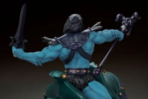 Masters of the Universe Estatua Skeletor & Panthor Classic Deluxe 62 cm