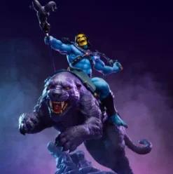 Masters of the Universe Estatua Skeletor & Panthor Classic Deluxe 62 cm