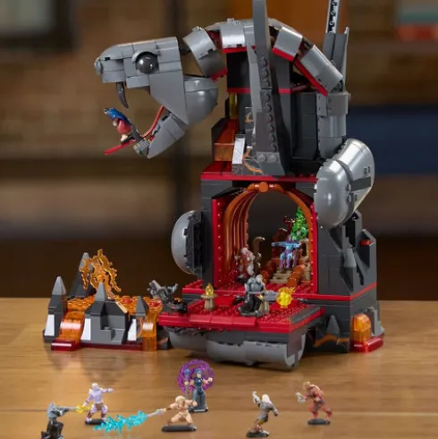 Masters of the Universe Mattel Brick Shop Set de Construcción Snake Mountain