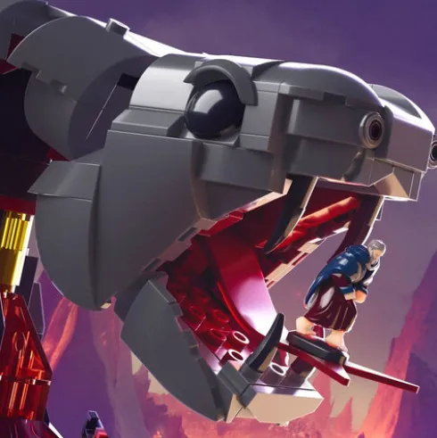 Masters of the Universe Mattel Brick Shop Set de Construcción Snake Mountain