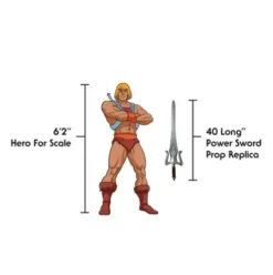 Masters of the Universe 1/1 Réplica Espada del Poder de He-Man 102 cm
