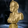 Metropolis Busto 1/2 Maria Maschinenmensch Metallic Gold Color Edition 50 cm