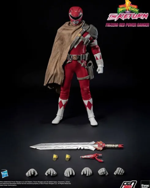 Mighty Morphin Power Rangers: The Return FigZero Figura 1/6 Red Power Ranger 31 cm