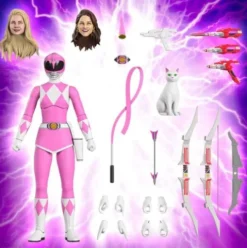 Mighty Morphin Power Rangers Galácticos Figura Ultimates Pink Ranger 18 cm