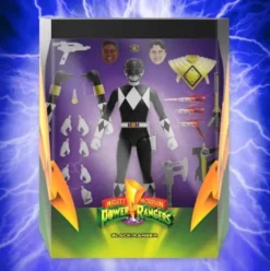 Mighty Morphin Power Rangers Galácticos Figura Ultimates Black Ranger 18 cm