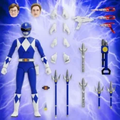 Mighty Morphin Power Rangers Galácticos Figura Ultimates Blue Ranger 18 cm
