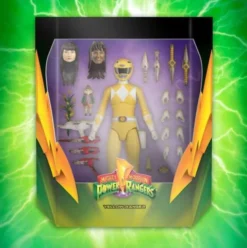 Mighty Morphin Power Rangers Galácticos Figura Ultimates Yellow Ranger 18 cm