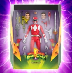 Mighty Morphin Power Rangers Galácticos Figura Ultimates Red Ranger 18 cm