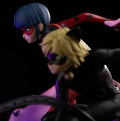 Miraculous Estatua 1/10 Deluxe Art Scale Lady Bug and Cat Noir Signed Edition 23 cm