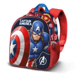 Mochila 3D Patriot Capitan America Marvel 31cm