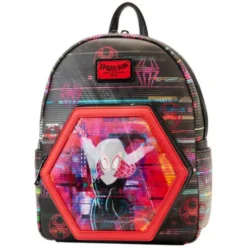 Mochila lenticular Cruzando el Multiverso Spiderman Marvel Loungefly 27cm