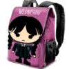 Mochila solapa Chibi Miercoles 45cm
