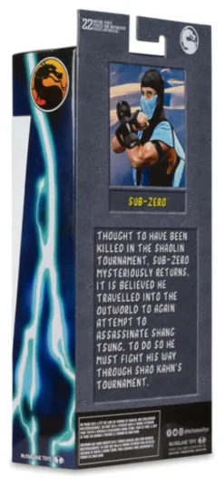 Mortal Kombat Klassic Figura Sub-Zero (Ice Clone) 18 cm